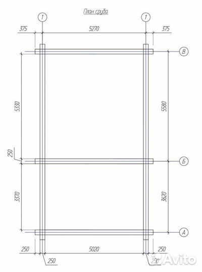 Сруб для дома 6х10