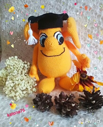 Игрушка вязаная Большой Ух
