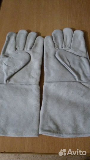 Перчатки кожаные (замша)