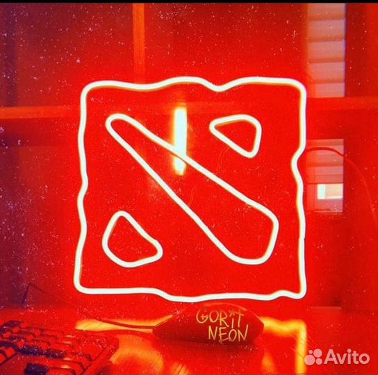 Неоновая вывеска. Дизайн бесплатно