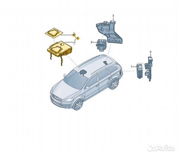 Камера Audi Q7 4MB CVM002222 2015