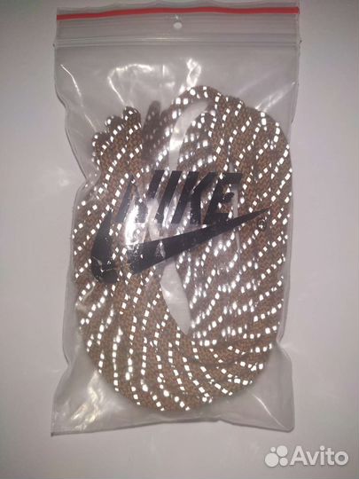 Шнурки оригинал Nike 140-150 рефлективные