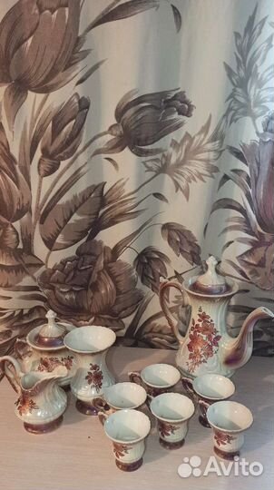 Чайно-кофейный сервиз новый на 6 персон