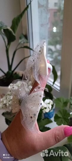 Бантики белые