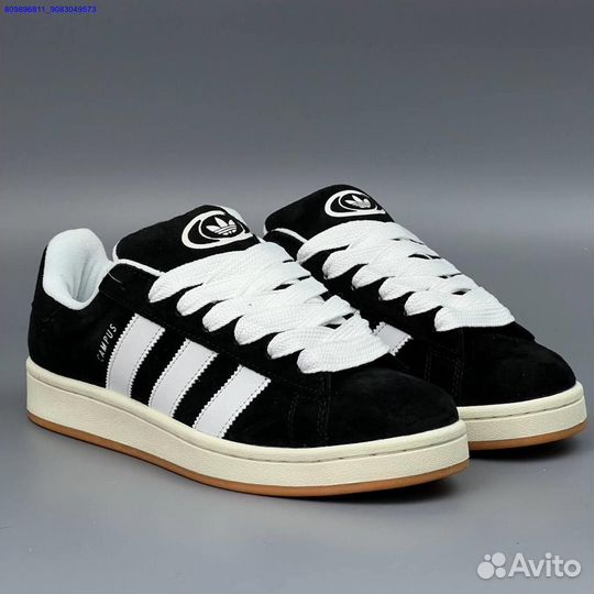 Кроссовки Adidas Campus 00 Black (Арт.95014)