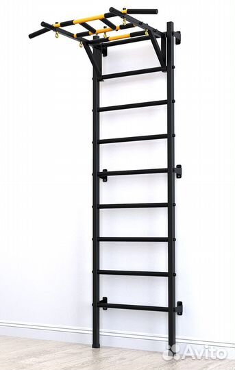 Шведская стенка Рекорд Х1 с опорой на пол - турник