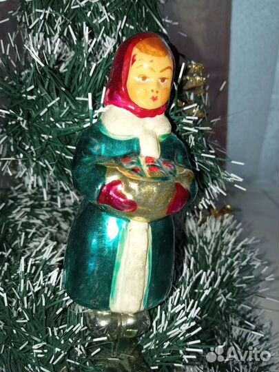 Елочная игрушка СССР Дарёнка