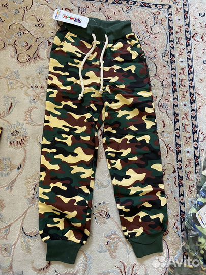 Брюки детские военные