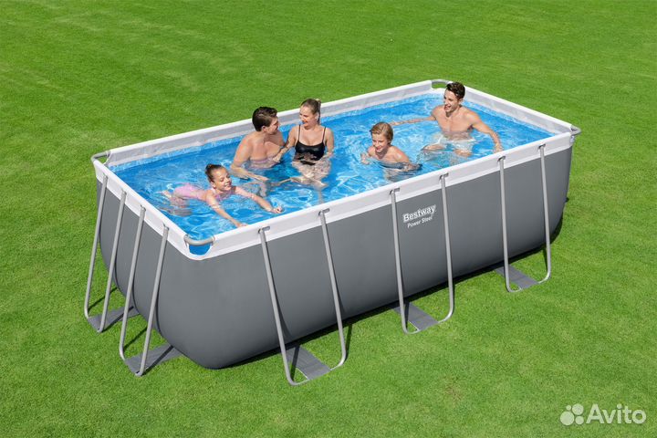 Бассейн каркасный Bestway Power Steel 412х201х122с