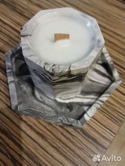 Ароматическая свеча ручной работы