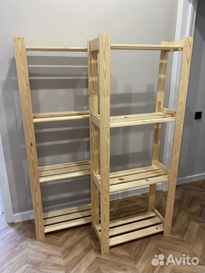Стеллаж IKEA деревянный