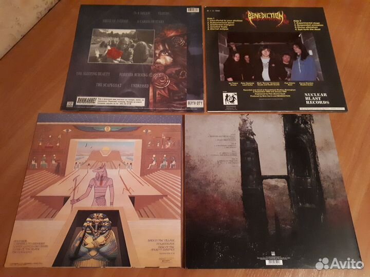 Tiamat/Benediction/Iron Maiden/Barren Earth/LP