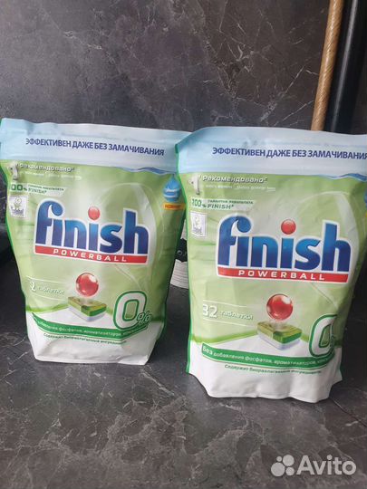 Finish таблетки для посудомоечных машин