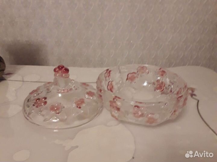 Вазочка с крышкой(Германия)