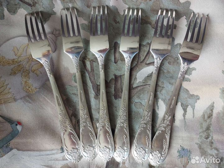 Набор столовых приборов мельхиор СССР зиш Классик