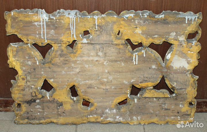 Храмовая Икона Очень Редкий Сюжет Золото Резьба