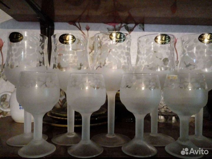 Хрустальные фужеры