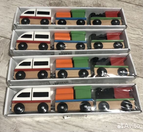 Икеа Лиллабу Поезд разноцветный