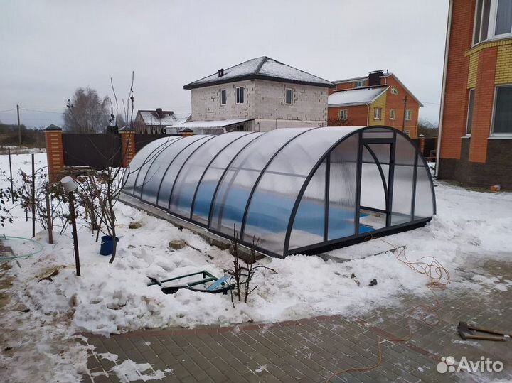 Павильон для бассейна без посредников