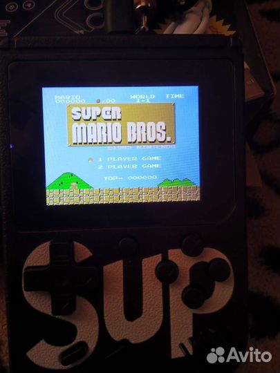 Карманная игровая приставка SUP 400 игр 8bit новая