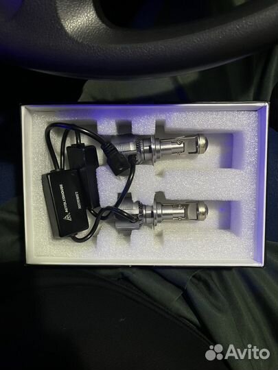 Лед лампы h7 с линзой