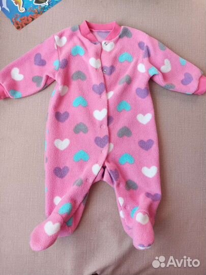 Флисовый комбинезон