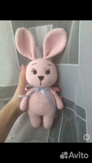 Вязаный зайчик