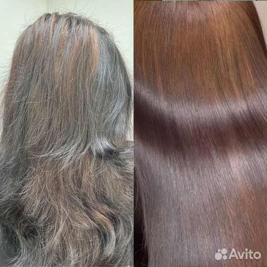 Кератиновое выпрямление / ботокс / бикси для волос