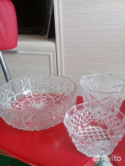 Хрусталь СССР. Бокалы и др. посуда