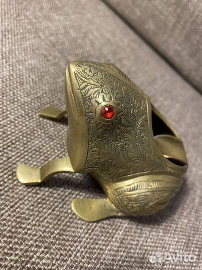 Статуэтка - Пепельница «Лягушка» из бронзы