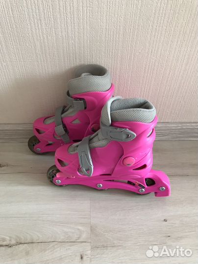 Роликовые коньки детские раздвижные