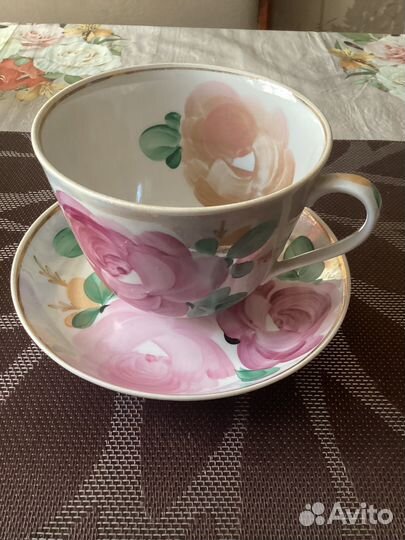 Чайная пара гигант Дулево