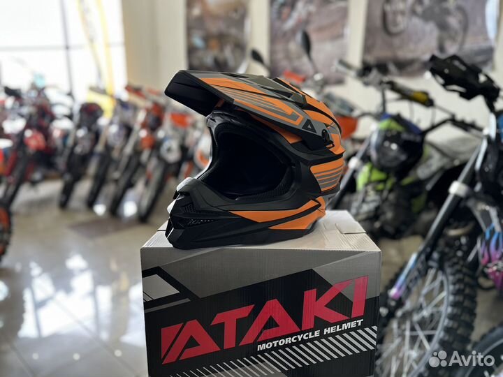 Шлем кроссовый Ataki JK801A Legacy