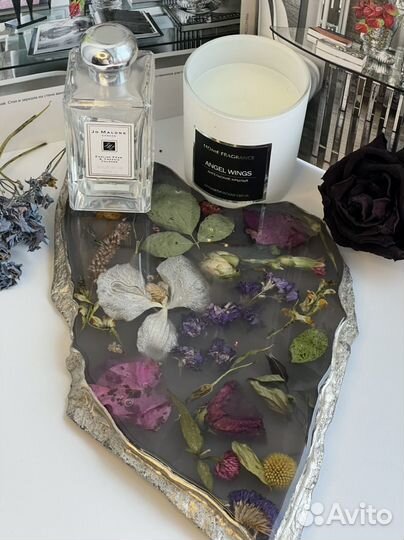 Поднос/подставка под свечи, украшения