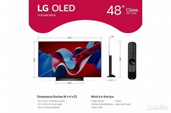 Телевизор oled48C4RLA