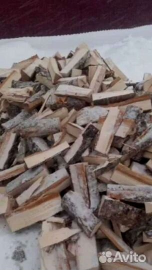 Дрова березовые. Колотые