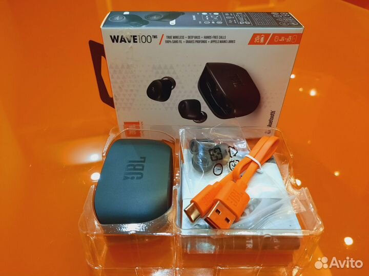 JBL wave 100 и JBL wave 200 беспроводные наушники