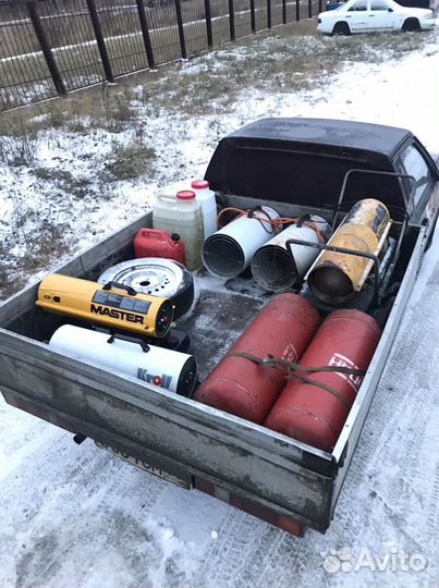 Аренда тепловых пушек дизель, газ, электро