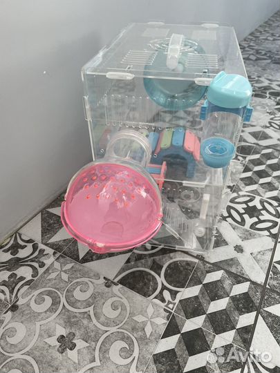 Клетка для грызунов прозрачная