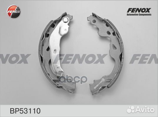 Колодки тормозные барабанные задние BP53110 fenox