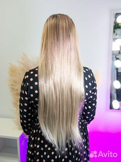 Точечное афронаращивание цетное / натуральное