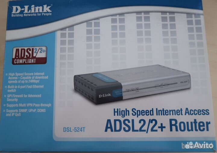 Роутер D-Link DSL-524T