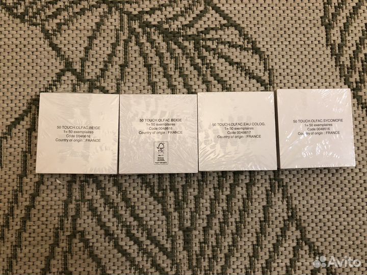 Блоттеры тестеры для духов Chanel