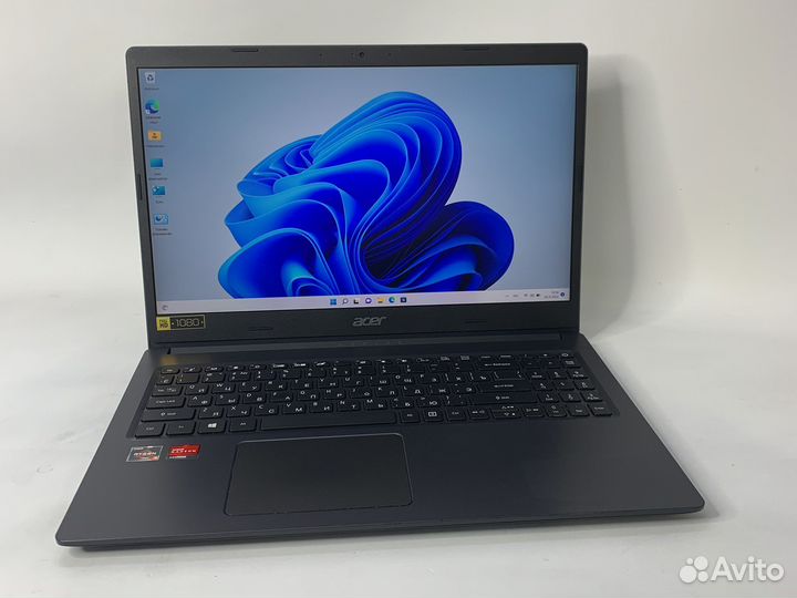Ноутбук acer IPS 15,6 ryzen 3 radeon 625
