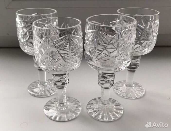 Рюмки и бокалы из хрусталя СССР