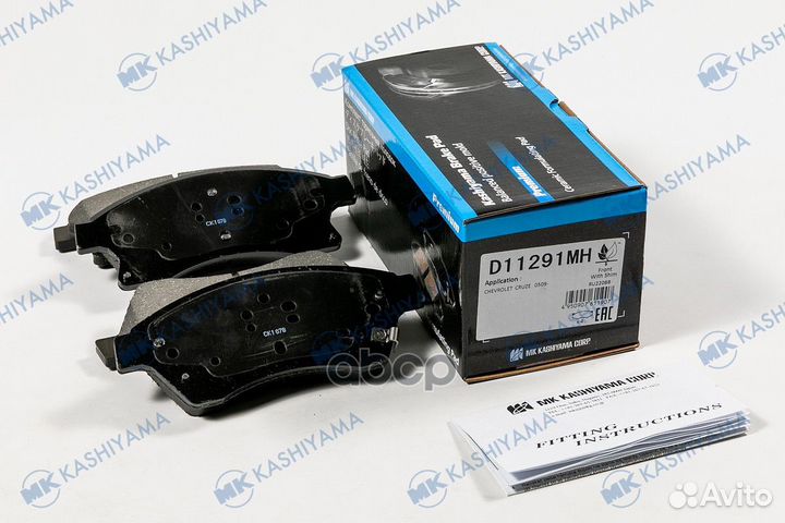 D11291MH-01 колодки дисковые передние Opel Astra