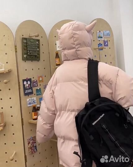 Куртка С Рожками Розовая Y2k Opium type