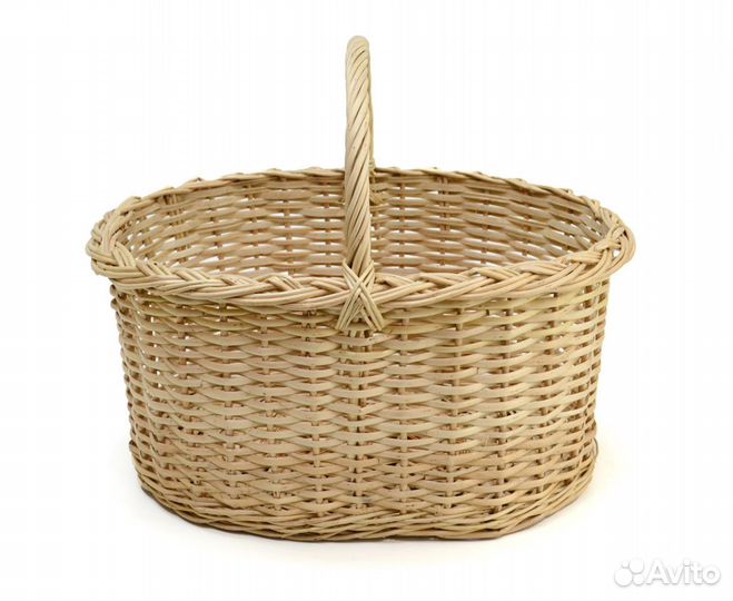 Корзина плетеная из лозы большая 17 л