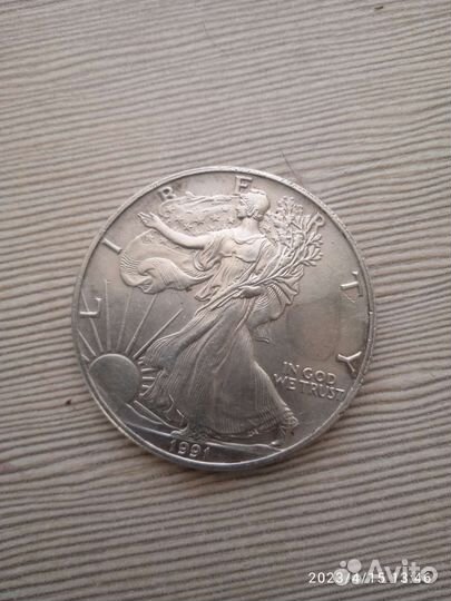 Монета 50 центов 1947 года