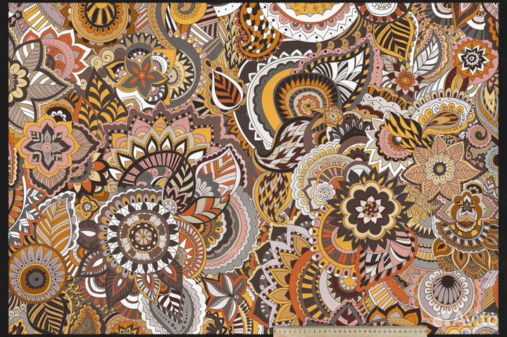 Ткань для подушек Мандала